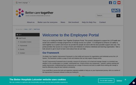 Staff Portal - Better Care Together