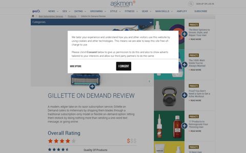 Gillette On Demand Review - AskMen