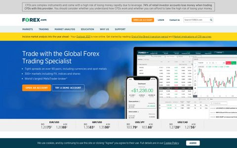 FOREX.com UK: Forex trading | CFD trading | Trade FX Online