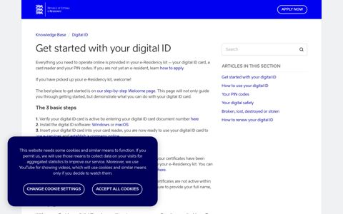 Get started with your digital ID – Knowledge Base