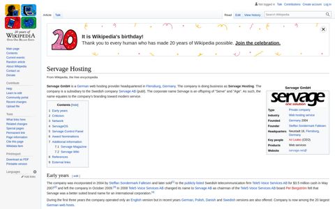 Servage Hosting - Wikipedia