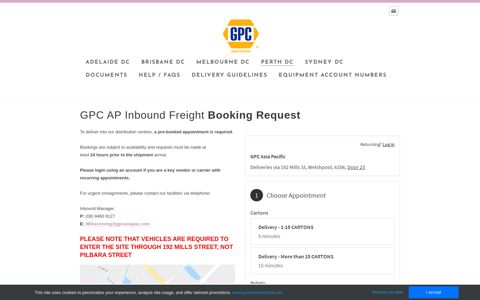 Perth DC - GPC Asia Pacific Pty Ltd
