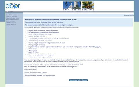 Licensing Portal - Renew/Maintain - MyFloridaLicense.com