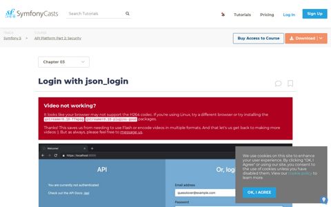 Login with json_login > API Platform Part 2: Security ...