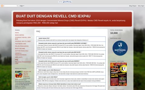 FAQ - BUAT DUIT DENGAN REVELL CMD IEXP4U