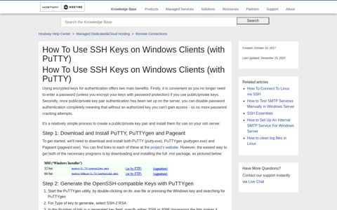 How To Use SSH Keys on Windows Clients (with PuTTY ...