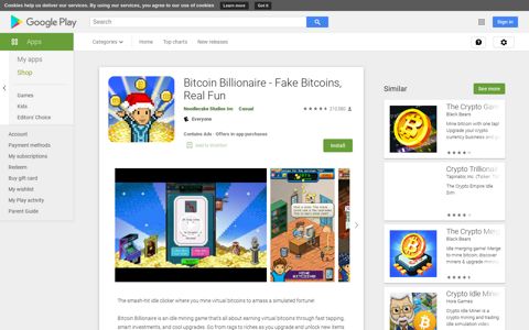 Bitcoin Billionaire - Fake Bitcoins, Real Fun - Apps on Google ...