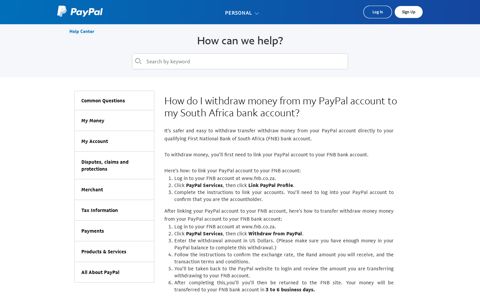 How do I withdraw money from my PayPal account to my ...