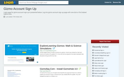 Gizmo Account Sign Up - Loginii.com