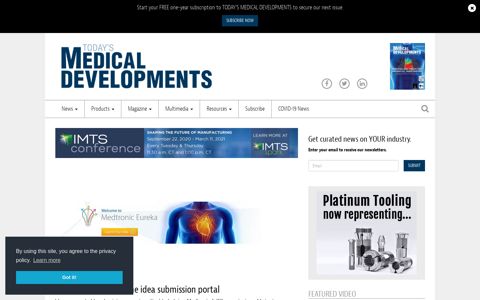 Medtronic EUreka – the idea submission portal - Today's ...