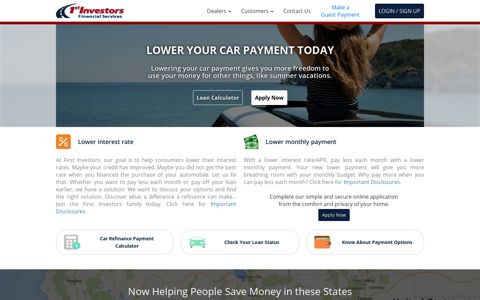 New Customers Homepage - First Investors