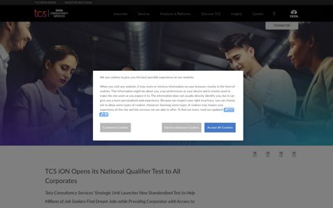 TCS iON Opens its National Qualifier Test to All Corporates