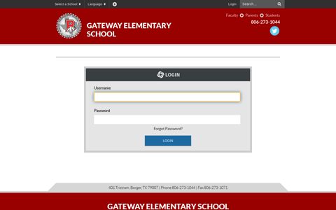 Login - Gateway Elementary School - Borger Independent School ...