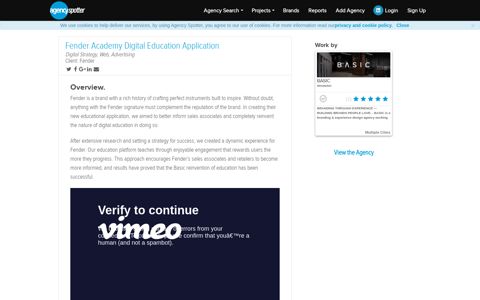 Fender Academy Digital Education Application by BASIC