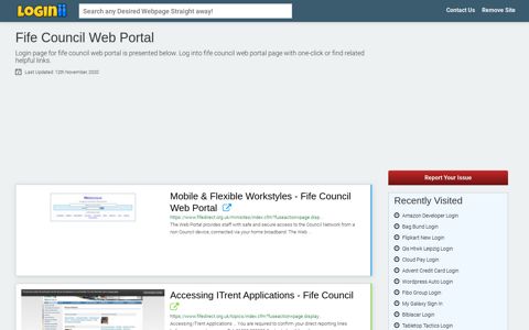 Fife Council Web Portal