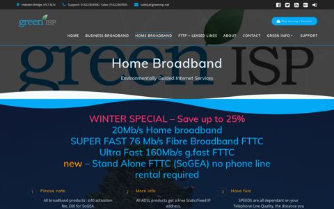 Home Broadband | Green ISP Broadband