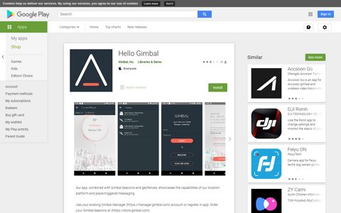 Hello Gimbal - Apps on Google Play