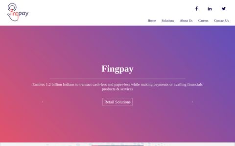 Fingpay - Secure payment with your fingerprint
