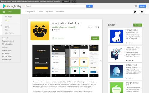 Foundation Field Log - Apps on Google Play