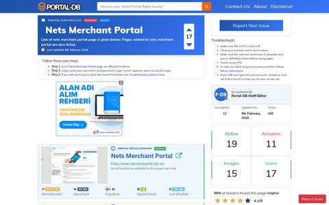 Nets Merchant Portal