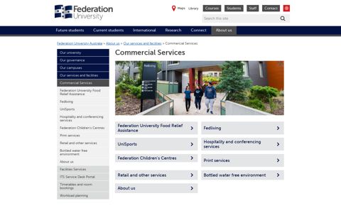 Commercial Services - Federation University Australia