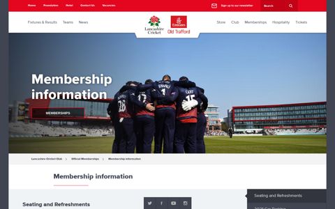 Lancashire Cricket Club Membership information | Lancashire ...
