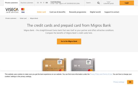 Apply for the Migros Bank credit card that is right for you ...