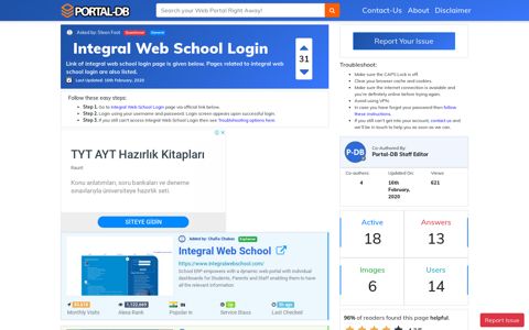 Integral Web School Login
