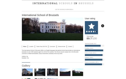 International School of Brussels | International Schools in ...