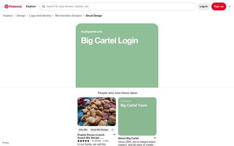 Big Cartel Login | Big cartel, Cartel, Big - Pinterest