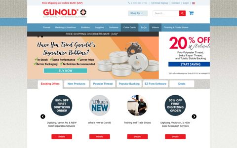 Gunold USA: Wholesale Embroidery Supplies