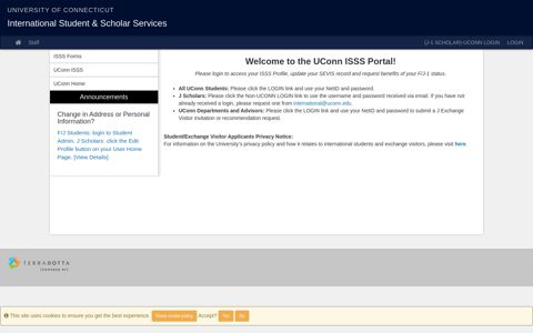 the UConn ISSS Portal!
