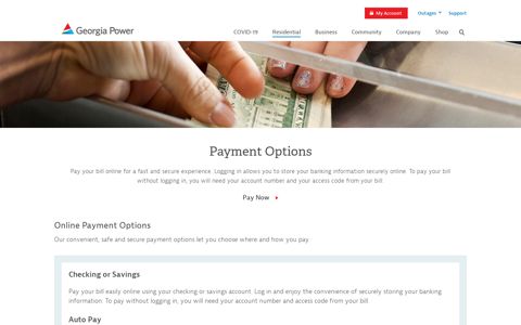 Payment Options | For Your Home - Georgia Power