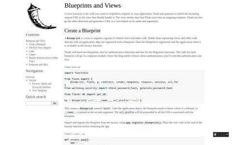 Blueprints and Views — Flask Documentation (1.1.x)