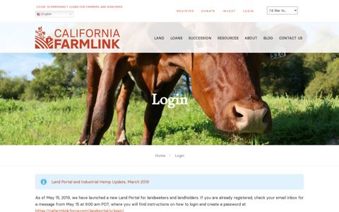 Login - California FarmLink