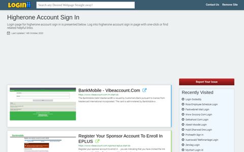 Higherone Account Sign In - Loginii.com