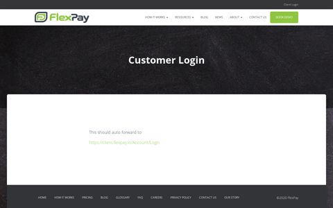 Customer Login - FlexPay