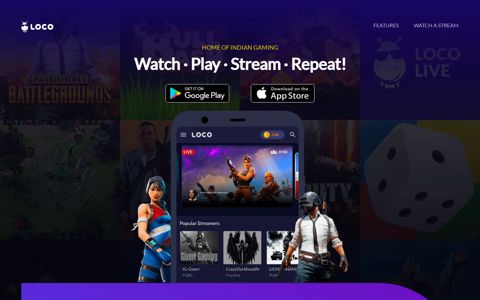Loco - India's biggest game streaming platform