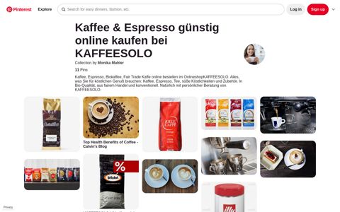 Kaffee & Espresso günstig online kaufen bei KAFFEESOLO - Pinterest