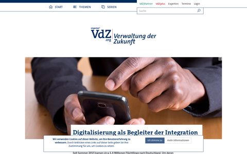 Digitalisierung als Begleiter der Integration | VdZ|Verwaltung ...