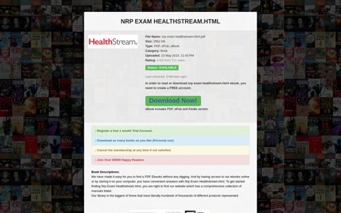 Nrp Exam Healthstream - Largest PDF Library
