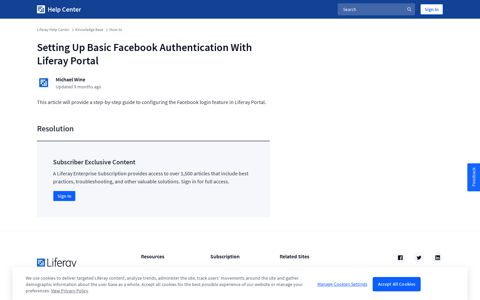 Setting Up Basic Facebook Authentication With Liferay Portal ...