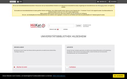 HilKat Startseite