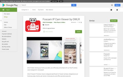 Foscam IP Cam Viewer by OWLR - Apps on Google Play