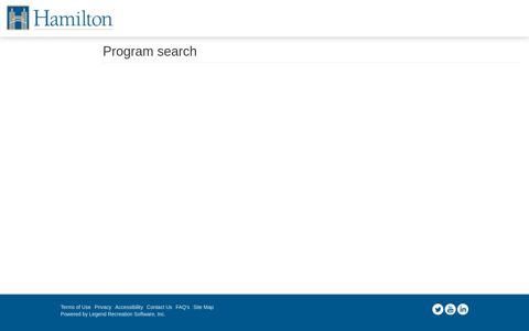 Program search - Login