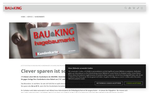 Kundenkarte | BAUKING.de
