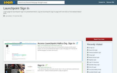 Launchpoint Sign In - Loginii.com