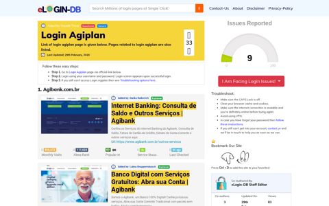 Login Agiplan - A database full of login pages from all over the ...