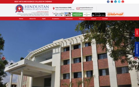 Hindustan College of Arts & Science: Best Arts and Science ...