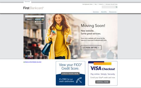 Sheetz Visa Personal Credit Card, First Bankcard